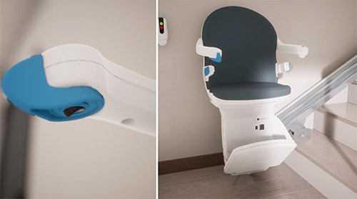 Savaria Stairlift CURVED - Top - PowerUpgrades