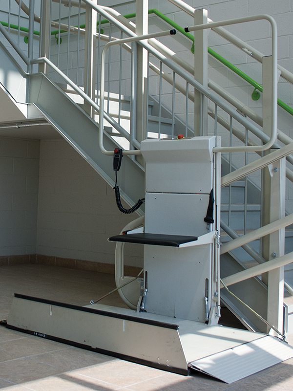 Savaria Omega Curved Inclined Wheelchair Lift