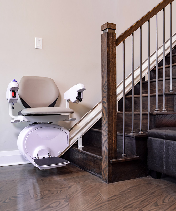 Stairlift with big seat
